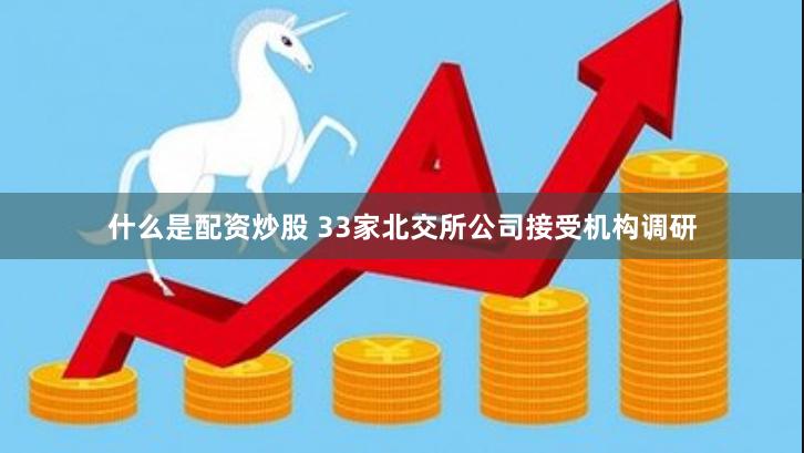 什么是配资炒股 33家北交所公司接受机构调研